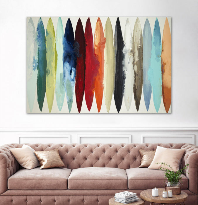 Œuvre d’art murale Giant Art « Even Flow » 84 x 54