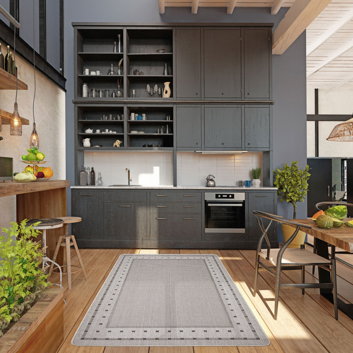 Carpette Clementine grise - 2 pi 2 po x 6 pi 7 po