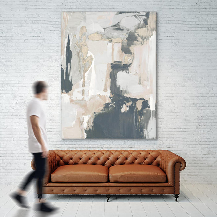 Œuvre d’art murale Giant Art « Muted Longing I » 72 x 54