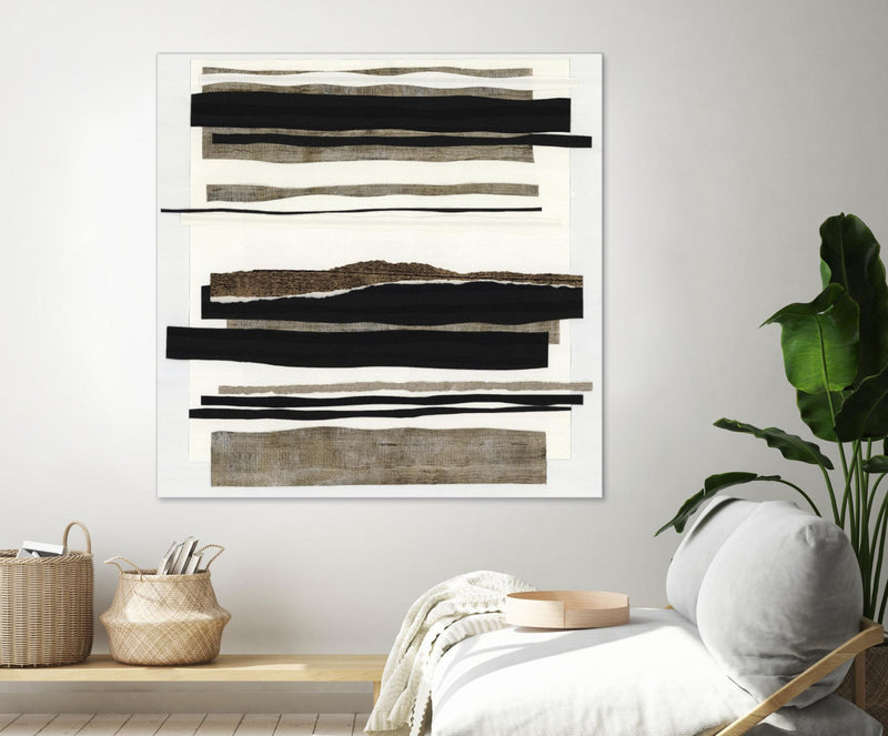 Œuvre d’art murale Giant Art « Time After Time I » 72 x 72