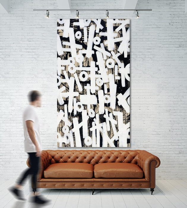 Œuvre d’art murale Giant Art « Strapped Ii » 84 x 48