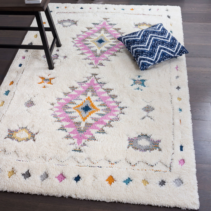 Carpette Lola à motifs de diamants 5 x 8