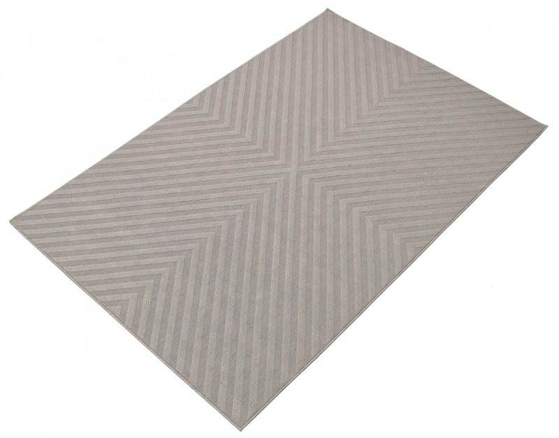 Carpette Dodie grise 4 pi 7 po x 6 pi 7 po