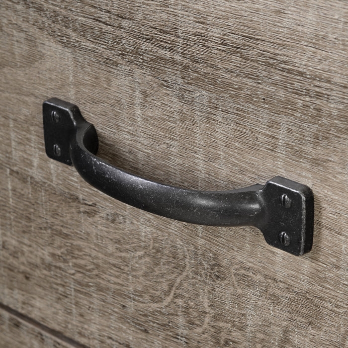 Tassio Commode 5 Tiroirs - Chêne vieilli