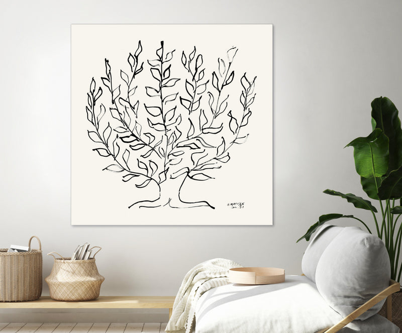 Œuvre d’art murale Giant Art « L'arbre Platane » 54 x 54