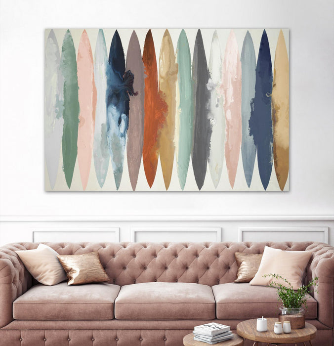 Œuvre d’art murale Giant Art « Even Flow V7 » 72 x 48