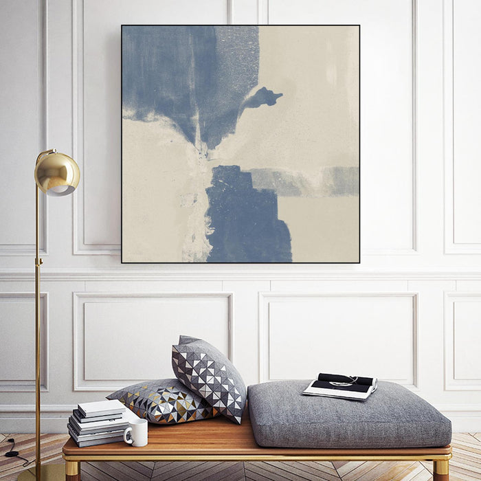 Œuvre d'art murale sur toile encadrée noire « Cool Fury Ii » 20 x 20