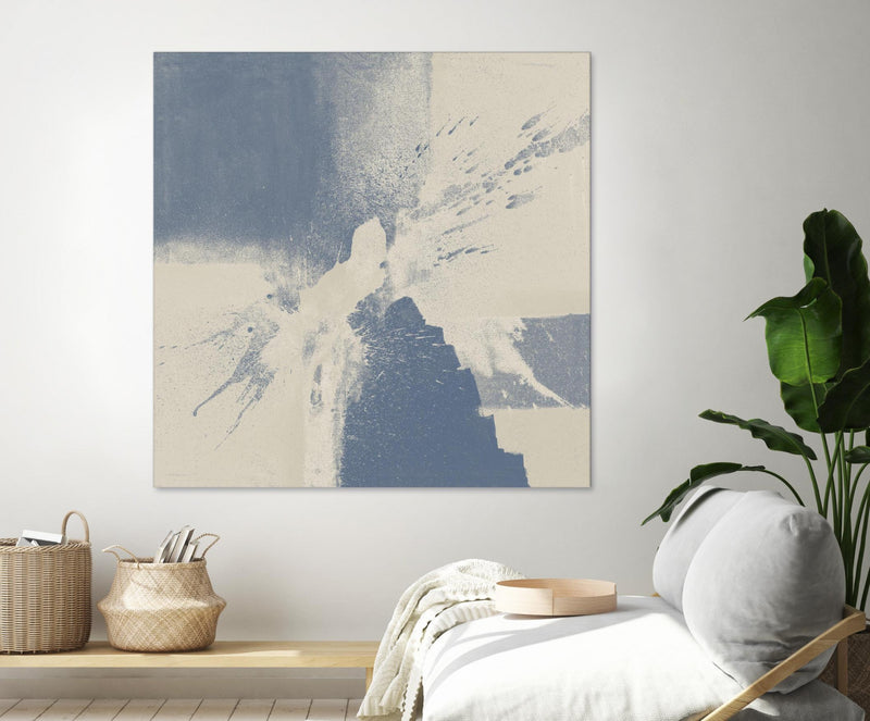 Œuvre d’art murale Giant Art « Cool Fury I » 54 x 54