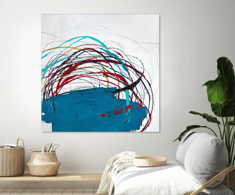 Œuvre d’art murale Giant Art « Thimble And Twine » 54 x 54