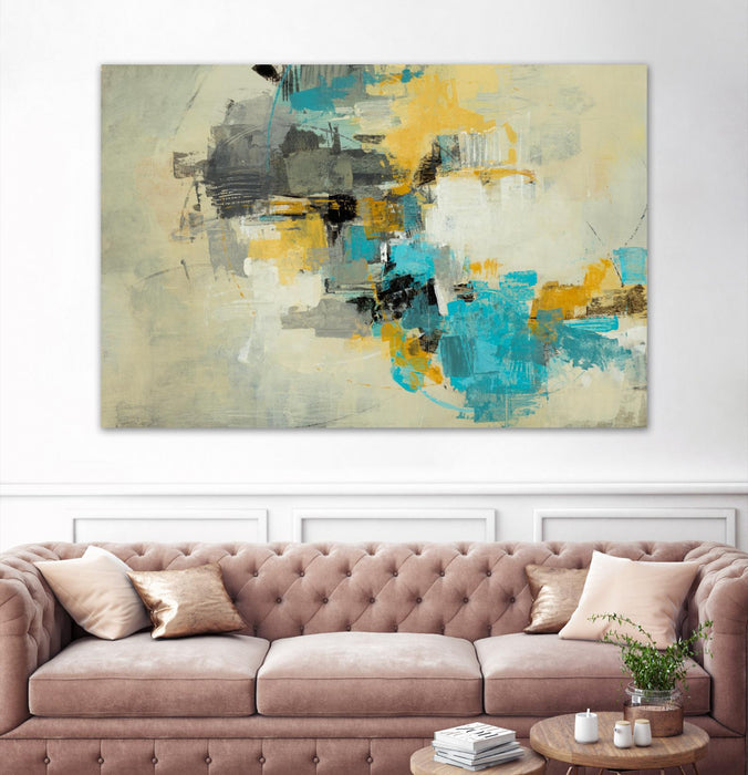 Œuvre d’art murale Giant Art « Adrift In Time » 72 x 48