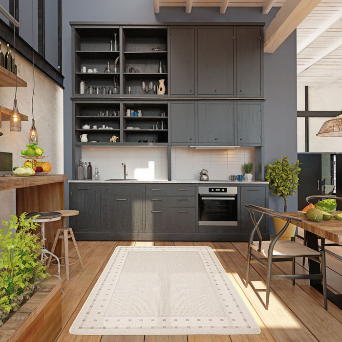 Carpette Clementine ivoire - 2 pi 2 po x 6 pi 7 po