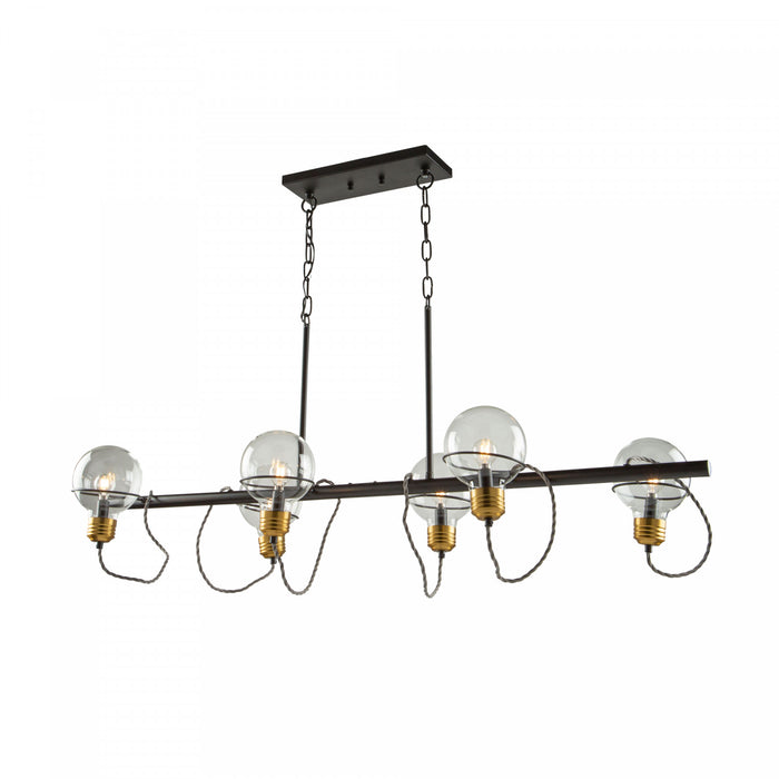 Luminaire suspendu Martina à 6 ampoules