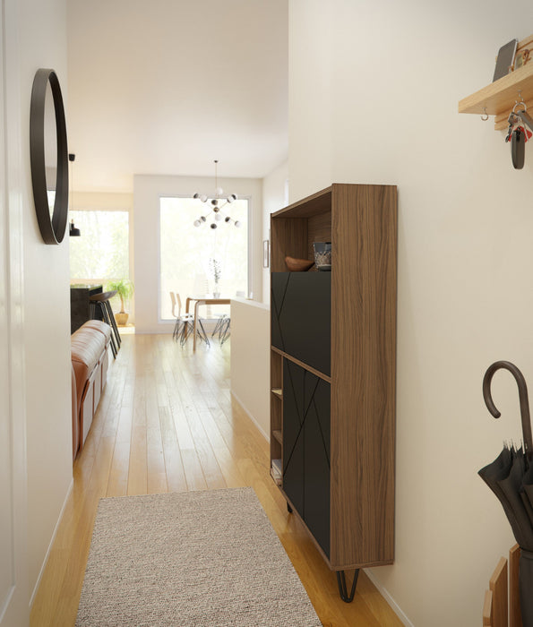 Bureau secrétaire Nordika - muscade et anthracite