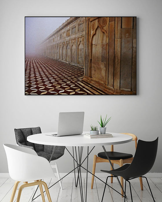 Œuvre d’art murale sur toile encadrée noire « Shapes Iii » 36 x 24