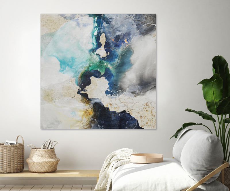 Œuvre d’art murale Giant Art « Kinky Flow » 54 x 54