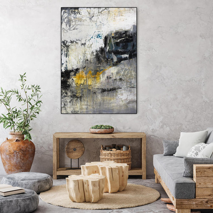 Œuvre d'art murale sur toile encadrée noire « The Hike » 30 x 40