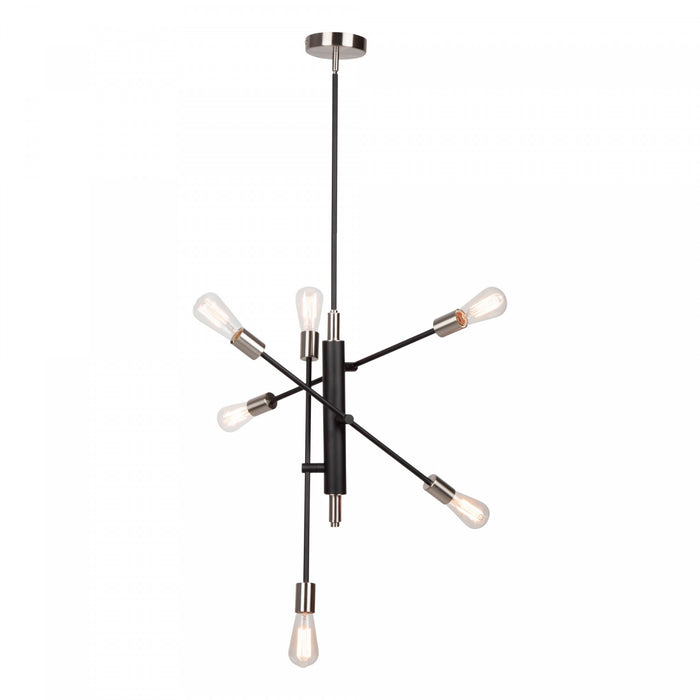 Luminaire suspendu Truro à 6 ampoules