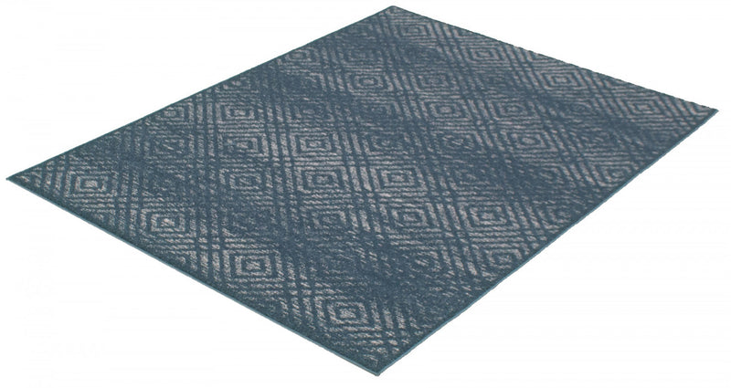 Carpette Electra couleur pétrole - 3 pi 11 pox 5 pi 7 po