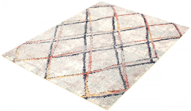 Carpette Makondo Abstract ivoire - 3 pi 11 pox 5 pi 11 po