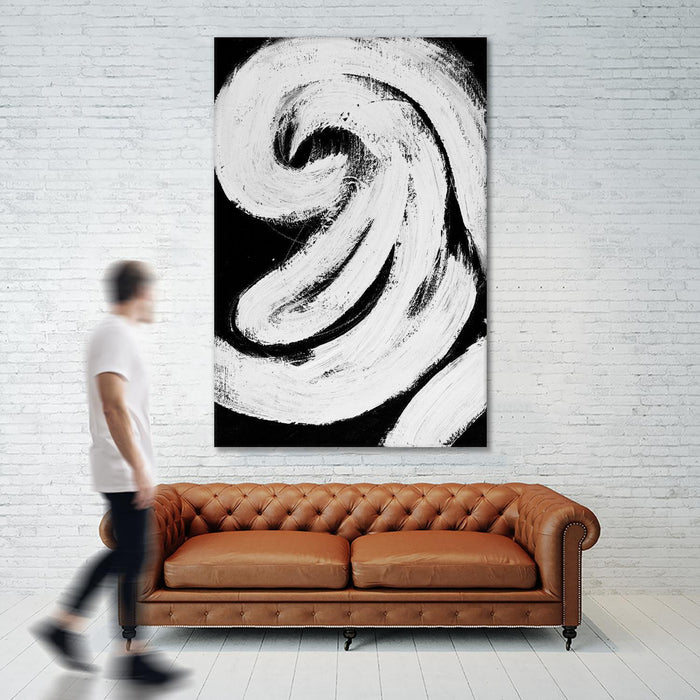 Œuvre d’art murale Giant Art « Loosely Intertwined Ii » 72 x 48