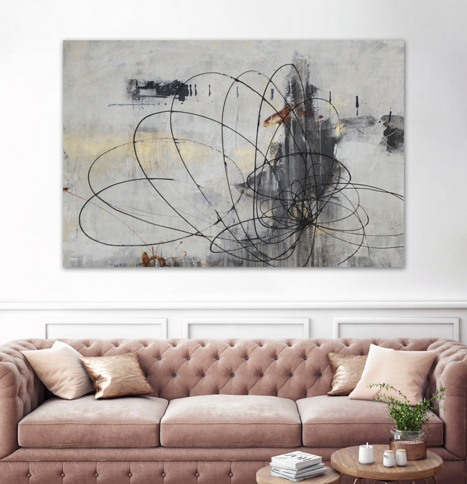 Œuvre d’art murale Giant Art « Mess With The Mind Ii » 84 x 54