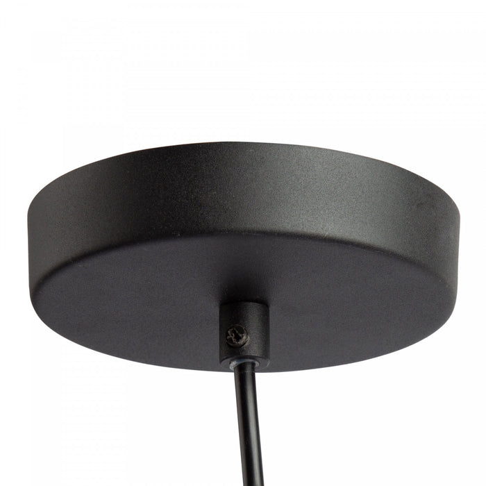 Luminaire suspendu Pinpoint noir à 1 ampoule