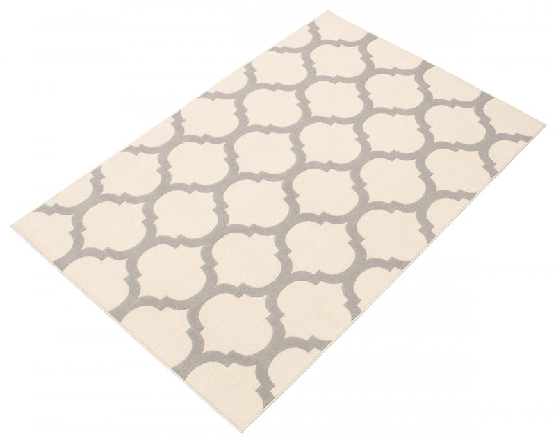  Carpette Sophie gris clair - 6 pi 7 po x 9 pi 6 po
