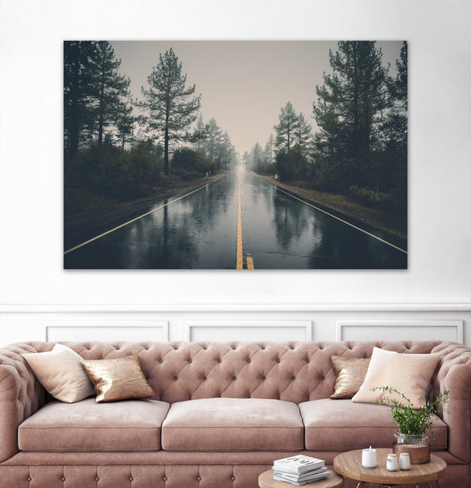 Œuvre d’art murale Giant Art « Rainy Day » 84 x 54