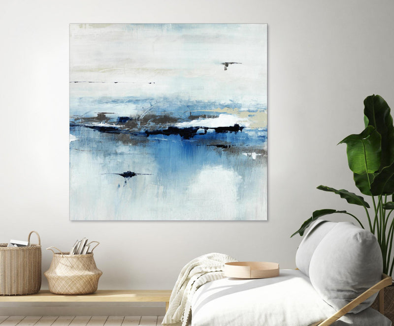 Œuvre d’art murale Giant Art « Meeting Oceans » 72 x 72
