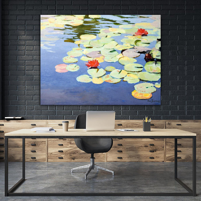 Œuvre d’art murale Giant Art « Mello And Marvelous » 72 x 54