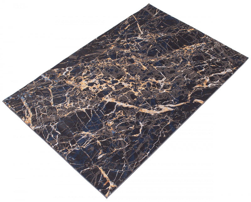 Carpette Marble noire - 8 pi 0 po x 10 pi 0 po