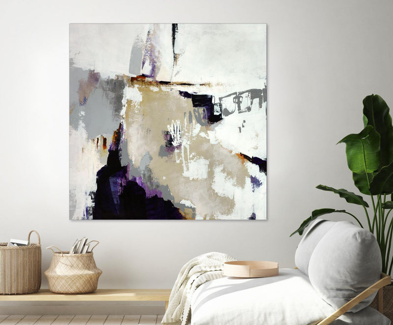 Œuvre d’art murale Giant Art « Tumult Roar » 72 x 72