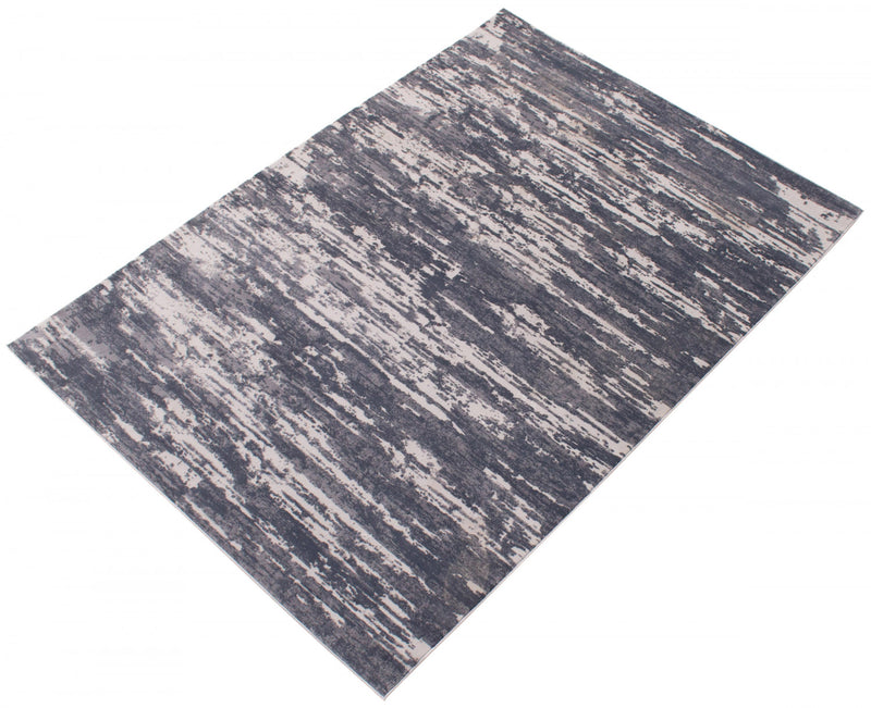 Carpette Ulema grise 6 pi 7 po x 9 pi 6 po