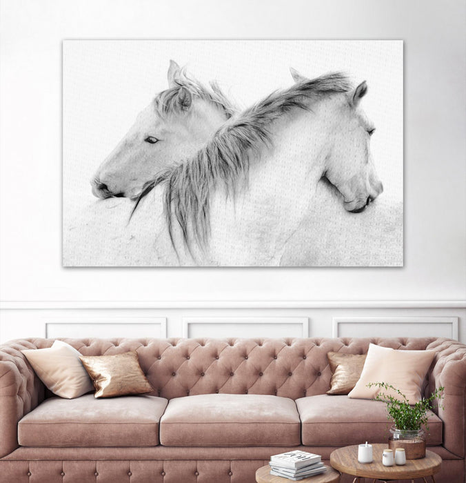 Œuvre d’art murale Giant Art « Stas - Horses » 72 x 48