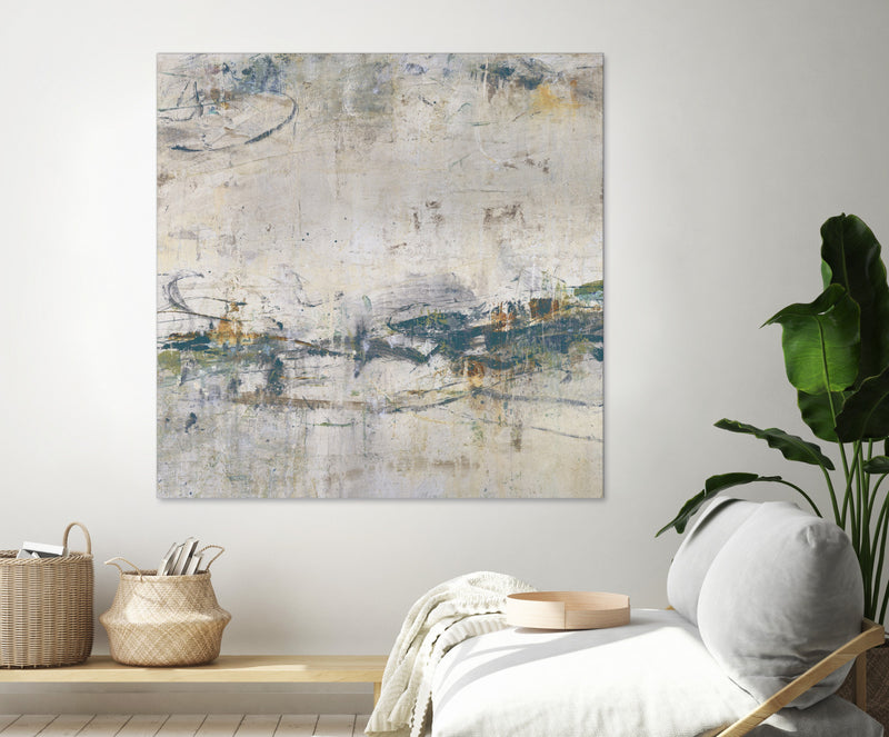Œuvre d’art murale Giant Art « Broken Road Iv » 72 x 72