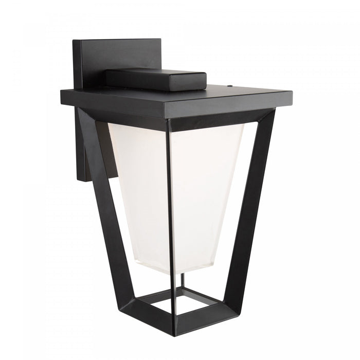 Applique murale Waterbury noire à DEL de 10 W pour l'extérieur