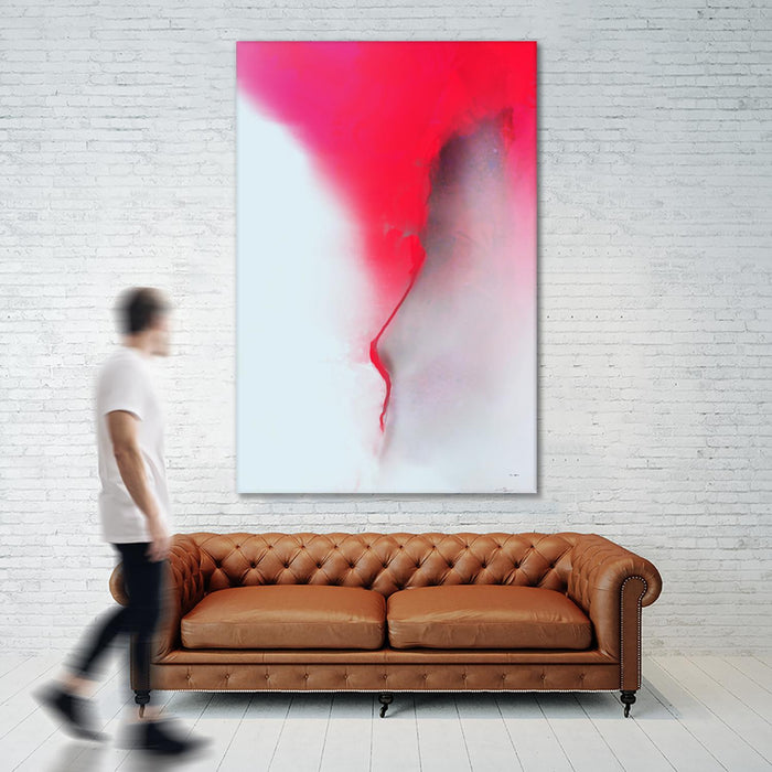 Œuvre d’art murale Giant Art « Blue Ice » 72 x 48