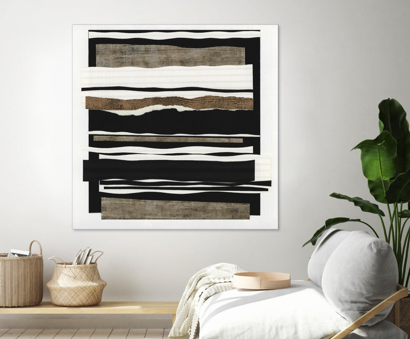 Œuvre d’art murale Giant Art « Time After Time Ii » 72 x 72