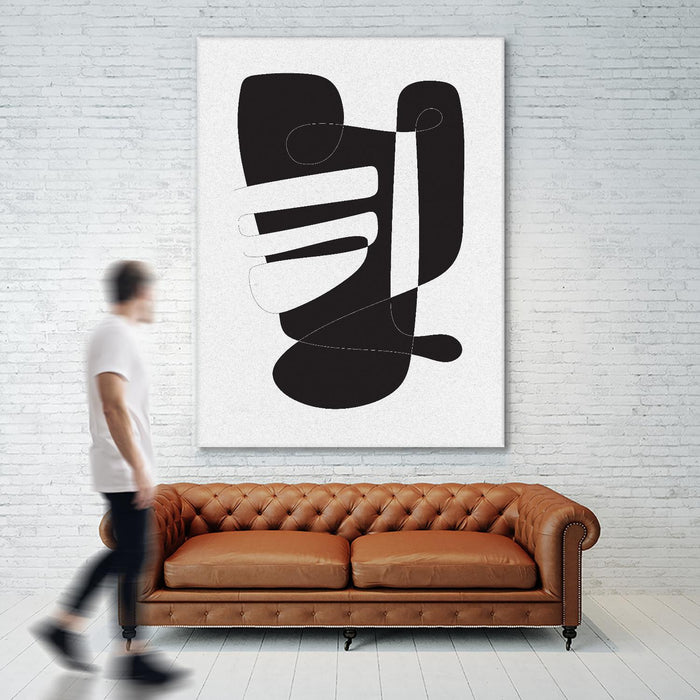 Œuvre d’art murale Giant Art « Graphical 4 » 72 x 54