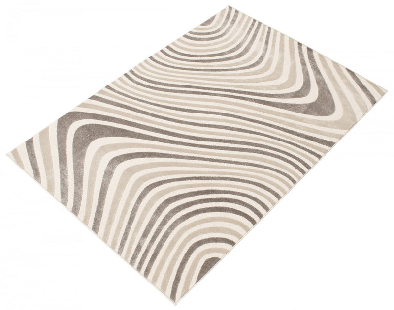 Carpette Nikkos ivoire 4 pi 7 po x 6 pi 7 po