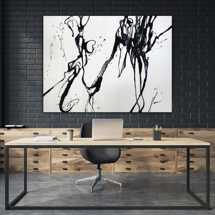 Œuvre d’art murale Giant Art « Staged Sophistication » 72 x 54
