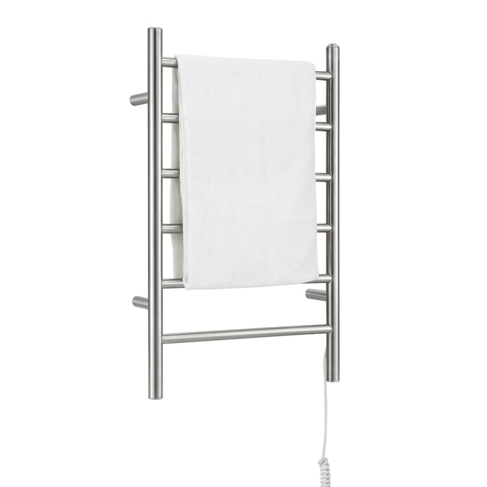 Porte-serviettes chauffant électrique Comfort d’Ancona 6 barres, câblé et branché - AN-5307
