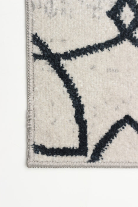 Carpette Terali ivoire lavable à la machine - 2 pi 6 po x 8 pi 0 po
