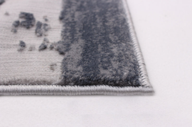 Carpette Ulema grise 6 pi 7 po x 9 pi 6 po