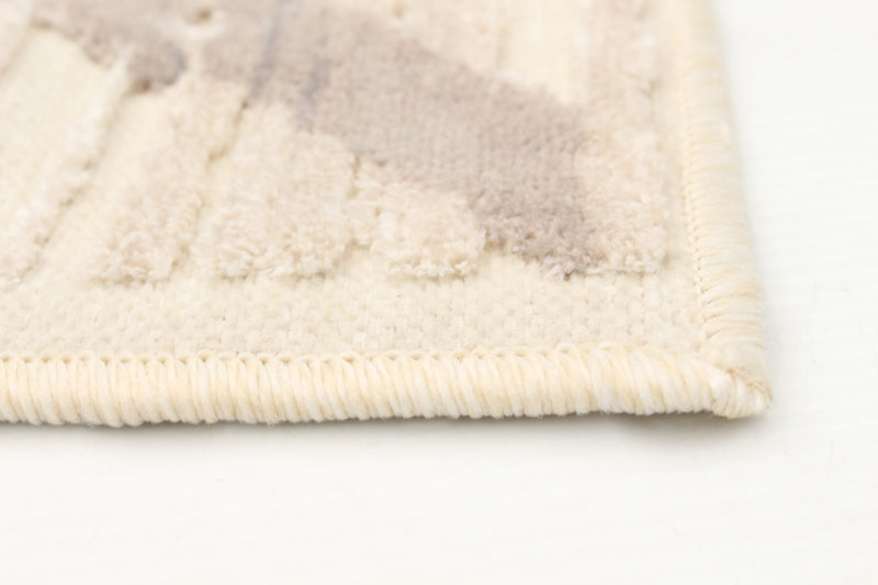 Carpette Kaden ivoire - 6 pi 3 pox 9 pi 6 po