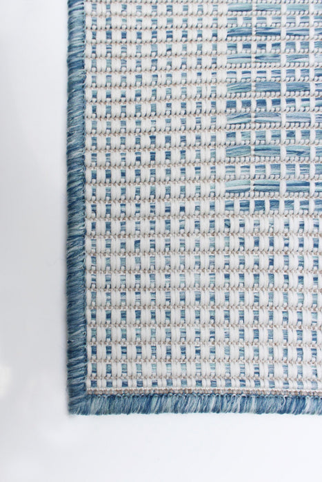 Carpette Neisha Classic bleue 6 pi 7 po x 9 pi 6 po