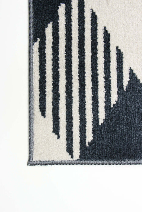 Carpette Kors bleue lavable à la machine - 5 pi 0 po x 7 pi 0 po