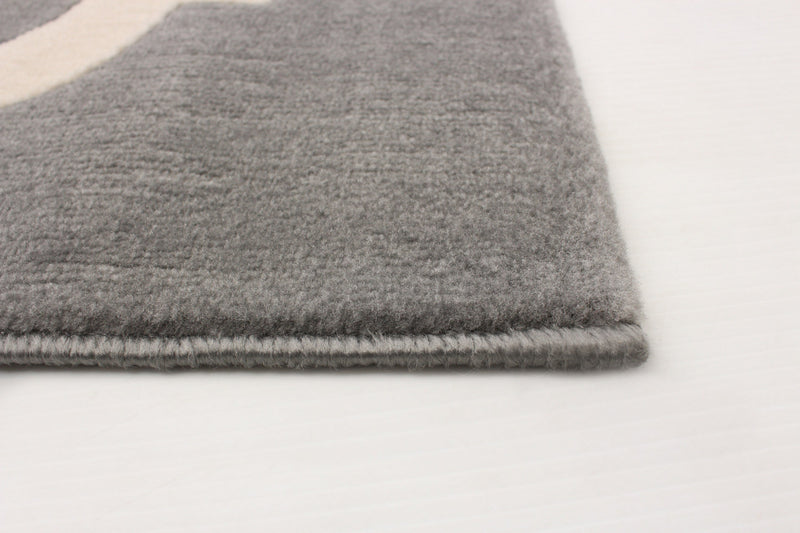 Carpette Aliya grise 5 pi 3 po x 7 pi 7 po