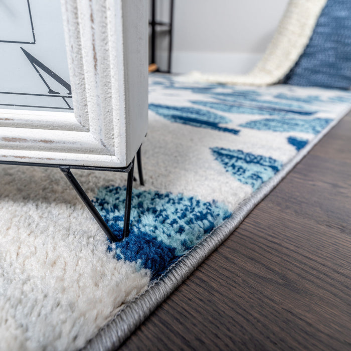 Carpette Roma Sun bleue 5 x 8