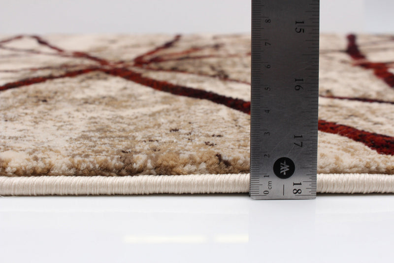 Carpette Cherokee dorée - 6 pi 7 po x 9 pi 6 po